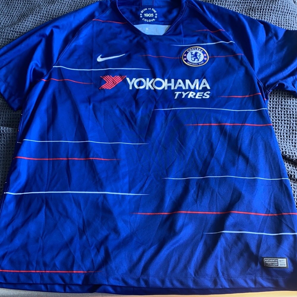Nike Chelsea FC Hazard soccer jersey sz XXL
